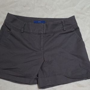 Apt. 9 Gray Bermudas with Cuffed Hem